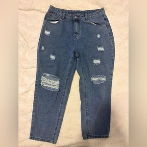 High Waisted Mom Jeans